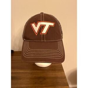 Virginia Tech VT Hokies Camo Adjustable Baseball Hat